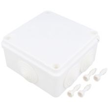 Junction Box 100x100x50mm - ABS White IP65