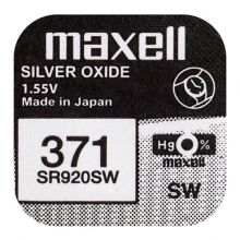 Battery Coin Cell 371/370/SR920SW Maxell 1.55V
