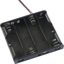 Battery Holder 4xΑΑ BH5-4001 - with Wires