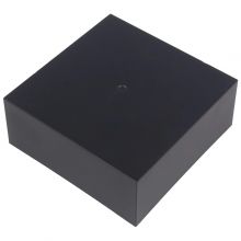 Potting Box 100x100x40mm Black - ABS