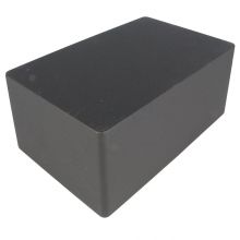 Κουτί Κατασκευών 188x120x82mm - Αλουμινίου Μαύρο IP54 (1590EBK)