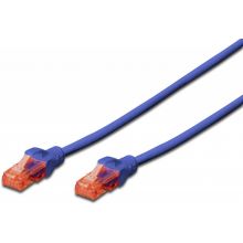 Patch U/UTP Cable Cat 6 - 0.25m Blue