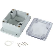 Project Box ABS 64x58x35mm - Flanged & Clear Cover - IP67