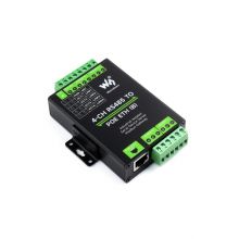 Industrial RS485 to Ethernet RJ45 w/PoE - 4-CH Serial Server