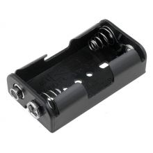 Battery Holder 2xAA 9V Clip