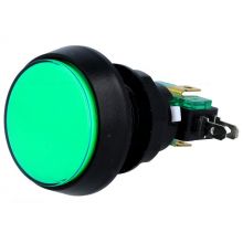 Dome Push Button 44mm - Green