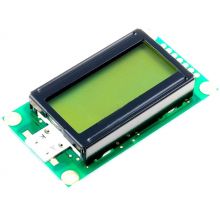 Basic 8x2 Character LCD - Black on Green 5V