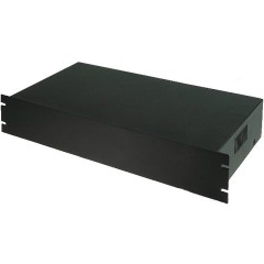 Κουτί για Rack 19" 2U 482x250x88mm Μαύρο