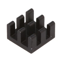 Ψύκτρα 10x10x6mm Αλουμινίου Μαύρη