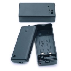 Battery Holder 1x9V with Wires & Switch