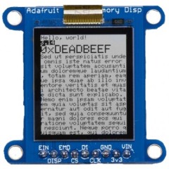 Adafruit SHARP Memory Display Breakout - 1.3" 168x144 Monochrome