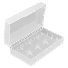 Plastic Dual 18650 Battery Case