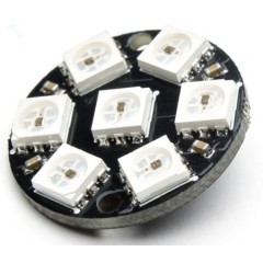 LED Disk - 7 x WS2812 5050 RGB