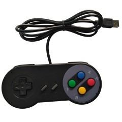 Gamepad USB Controller Retro SNES - Black