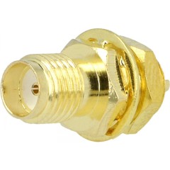 SMA Female Connector - Straight Panel Mount