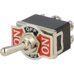 Toggle Switch DP3T ON-OFF-ON (10A/250VAC)