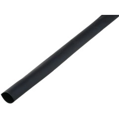 Θερμοσυστελλόμενο με Κόλλα 4/1mm Μαύρο - 1m