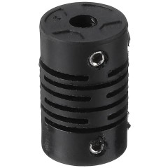 Plastic Flex Shaft Coupler - 4mm to 4mm