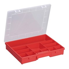 Κουτί Αποθήκευσης 370x295x60mm Κόκκινο - 12 Διαμερισμάτων