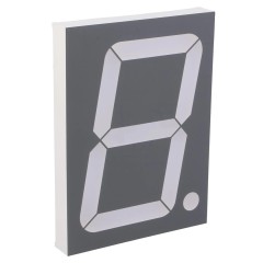 Single Digit 7-Segment 101.6mm - Red Common Cathode