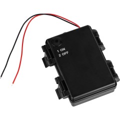 Battery Holder 3xAA - Cover & Switch - Waterproof IP67