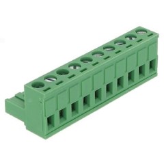 Terminal Block Pluggable 10 Pins Female (P5.08)