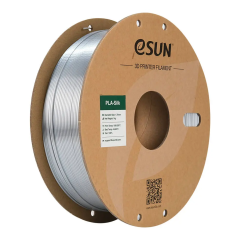 eSUN PLA Silk 1.75mm 1kg - Silver, Color: Silver