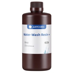 Anycubic Water-Wash Resin+ - Grey 1kg, Απόχρωση: Grey, Βottle: 1000