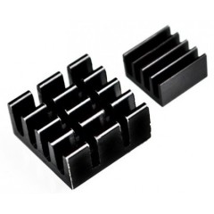 Raspberry Pi Heatsink - Black (Set of 2)