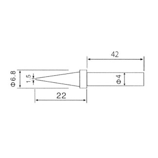 Μύτη Κολλητηριού 1.5mm C1-1