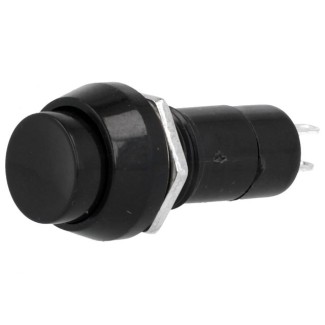 Push Button Monostable Black