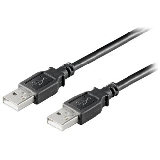 Καλώδιο USB 2.0 A Αρσενικό σε A Αρσενικό 1.8m Μαύρο