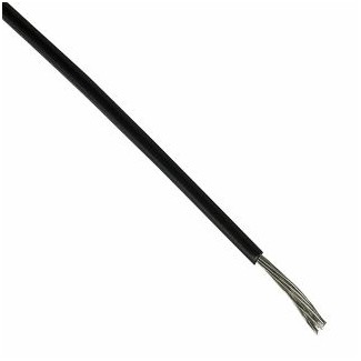 Wire Stranded 0.5mm2 - Black