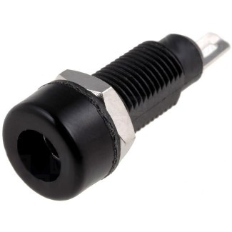 Banana Socket 4mm Black