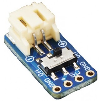 Switched JST-PH 2-Pin SMT Right Angle Breakout Board