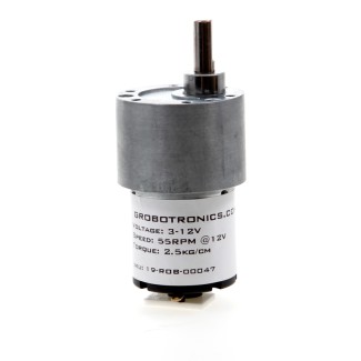 Gearmotor 37mm - 55RPM (3-12V)