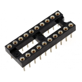 Dip Socket 20 Pin Gold
