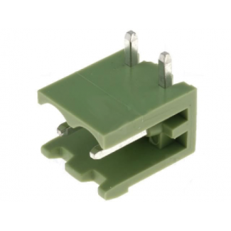 Κλέμα PCB 2 Pins Αρσενική Γωνία (P5.08)