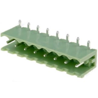 Κλέμα PCB 8 Pins Αρσενική Γωνία (P5.08)