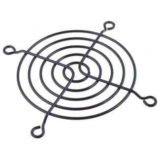 Fan Guard 80x80mm Mat Metal Black