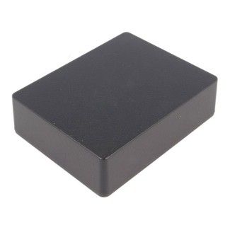 Κουτί Κατασκευών 119x94x34mm - Μεταλλικό Μαύρο IP54 (1590BBBK)