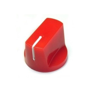 Knob 1510 Plastic Red - 19x14.5mm (Set Screw)