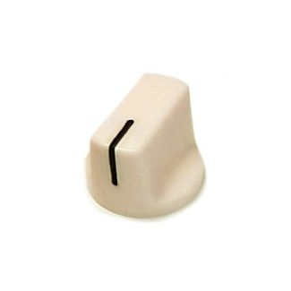 Knob 1510 Plastic Cream - 19x14.5mm (Set Screw)