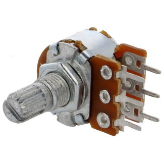 Potentiometer Linear B1Kohm Stereo - D6mm H9mm (PCB)