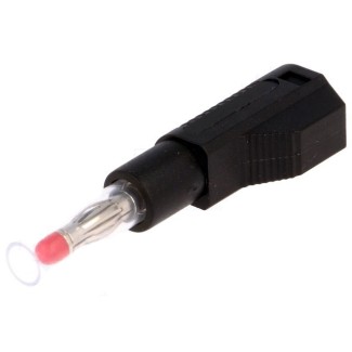 Banana Plug 4mm for cable 56mm - Black