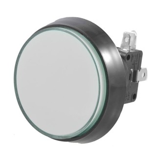 Arcade Flat Push Button 60mm - White