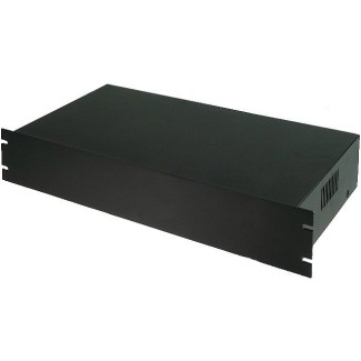 Κουτί για Rack 19" 2U 482x250x88mm Μαύρο