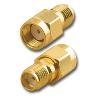 RPSMA Male to SMA Female Adapter