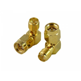RPSMA Female to SMA Male (Angled) Adapter