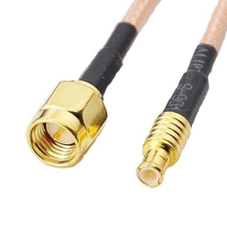 MCX Plug to SMA Male Adapter - 15cm